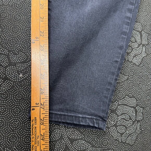 Ava & Viv Women Plus-Size Gray Stretch Skinny Jeans 24W Comfort Fit Cotton Blend - Picture 9 of 10